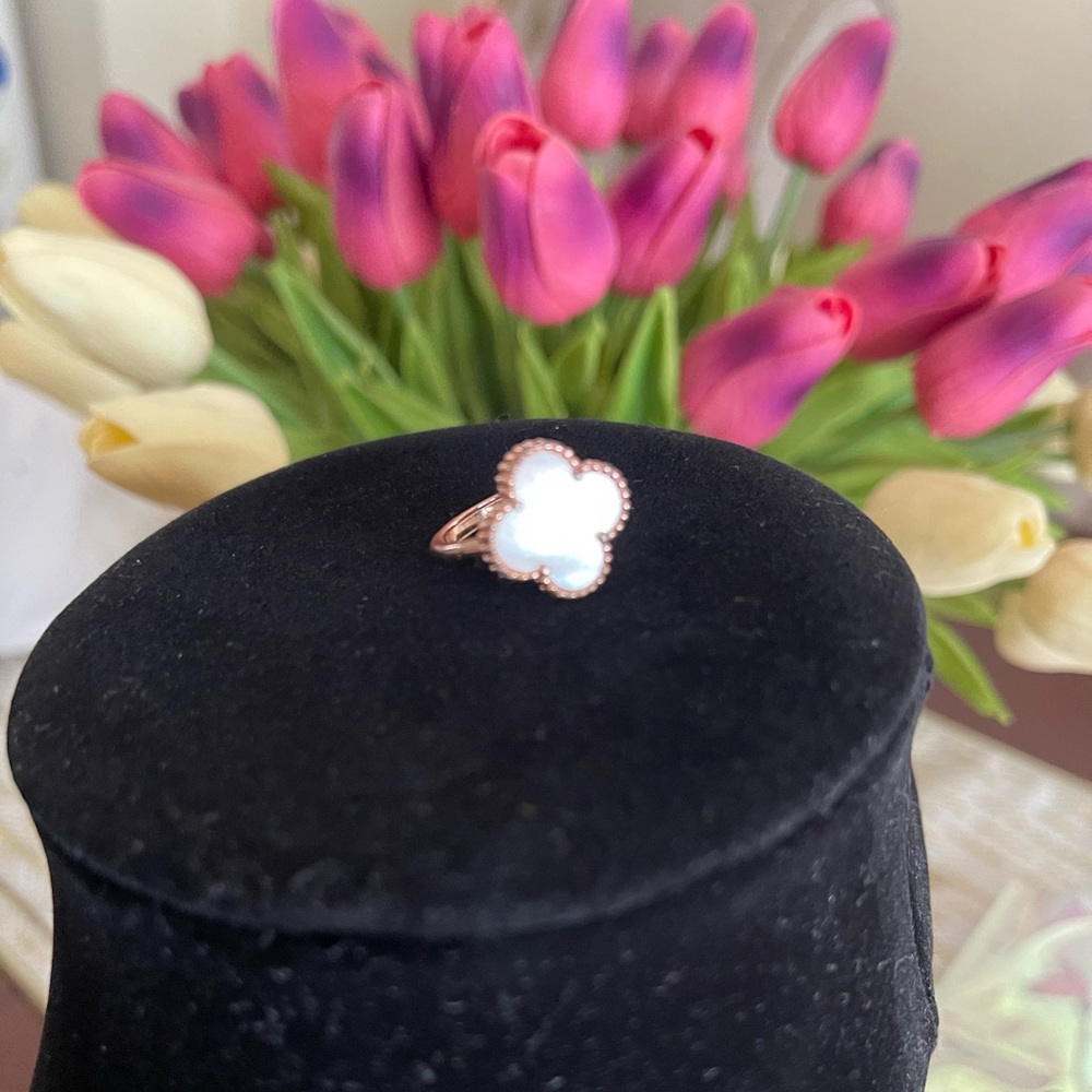 Four leaf four adjustable Clover ring - Picture 10 of 10